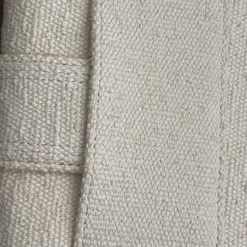 Jacquemus Woven Le Bambino Long Flap Bag- ivory - Picture 5 of 15